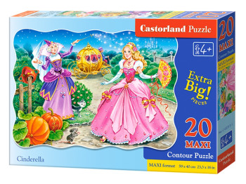Пазли Попелюшка, 20 елементів, Castorland