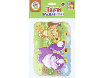 Пазлы на магните А5 Котики. Vladi Toys VT3205-73