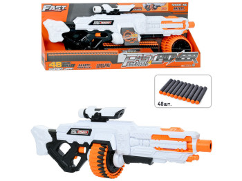 Автомат игрушечный FAST PIONEER на батарейках с мягкими пулями 48 шт. Blaster BIG511