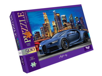 Пазли Нічне місто, 500 елементів, Danko Toys