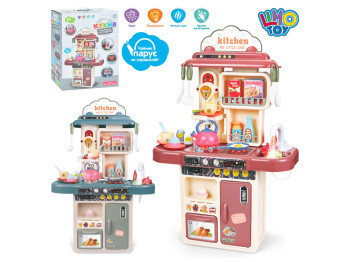 Кухня игровая со светом и звуком 16860AB, 70 см, с мойкой и паром, Limo Toy