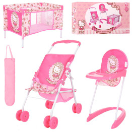 Набор игровой Мебель для куклы Hello Kitty. Hauck D-98282