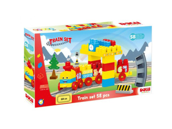 Набор поезд 58 деталей, DOLU Toy Factory