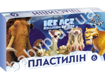 Пластилин Ice Age (6 цветов, 105 гр,)