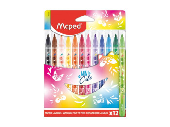 Фломастеры Maped MINI CUTE 12 цветов