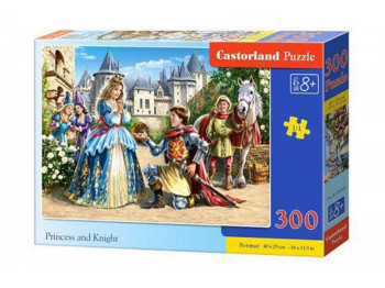 Пазли Принцеса і лицар, 300 елементів, Castorland