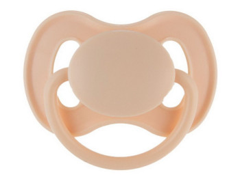 Пустышка круглая Nude Кремова, латекс, 0-6 мес., 23/223_cre, Canpol Babies