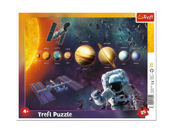 Пазлы Рамковые, Солнечная система, 25 частей, Trefl