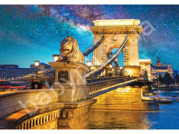 Пазли картонні 500 елементів серія 12 Szechenyi Chain Bridge, Danko Toys