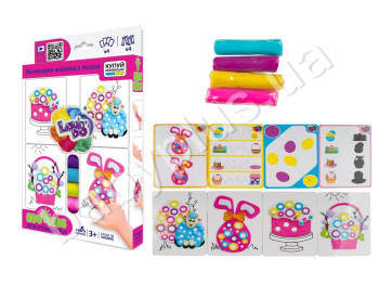Тісто для ліплення Edu kids. TM Lovin'Do 41123. Ігри для пальчиків. №12.