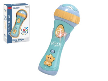 Мікрофон іграшковий Little Singer 24 см, музичний зі світлом
