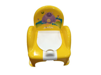 Горшок – стульчик Монстрики с музыкой желтый. Tega Baby PO-027-124