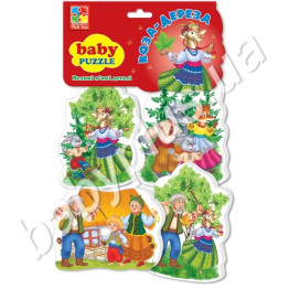 М'які Бебі пазли Казки Коза-дереза (укр)