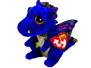 Мягкая игрушка Beanie Boos Дракон SAFFIRE 25 см. TY 37260