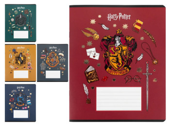 Зошит шкільний Kite Harry Potter, 12 аркушів, клітинка, 5 видів (ціна за 1шт), Kite