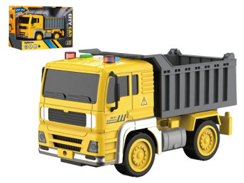 Самосвал инерционный GC402 17,8 см, свет и звук, подвижный кузов, пластик