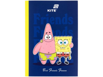 Блокнот А5 PetsongeBob Kite SB26-091, ячейка, 40 листов