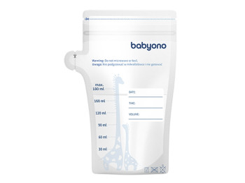 Пакеты для хранения грудного молока 180 мл, 30 шт., 1084, BabyOno