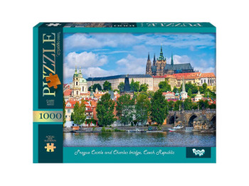 Пазлы Prague Castle and Charles bridge, Czech Republic, 1000 элементов, Danko Toys