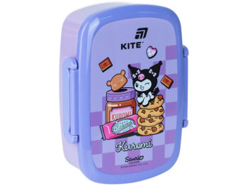 Ланчбокс з мініконтейнером та столовими приладами Kite Kuromi HK26-163-2, 750 мл