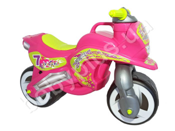 Беговел розовый Мото Байк. Kinderway KW-11-006