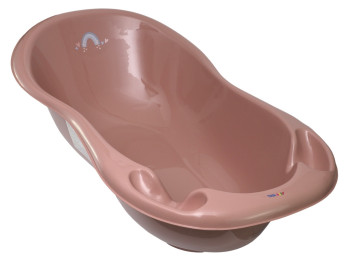 Ванночка Метео со сливом Розовый 86 см. Tega Baby ME-004ODPŁYW-123