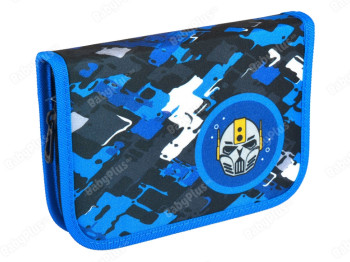 Пенал одинарный Blue Bricks.Tiger SR18-B01E