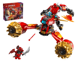 Конструктор LEGO Ninjago Штормовой робот-всадник Кая, 333 деталей