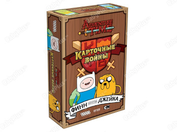 Настільна гра Час пригод. Карткові війни. Фінн проти Джейка. Hobby World 4620011816184