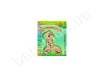 Игра-Шнуровочка Где у Жирафа пятна, Jumbi