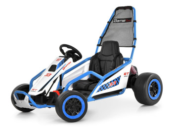 Электрокарт M 6374 EL-4, 2 мотора 200W, аккумулятор 24V, синий, Bambi Kart