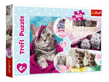Пазл Trefl Милые котята, 160 деталей