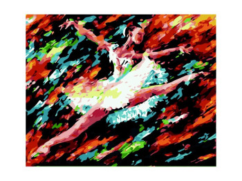 Картина за номерами Абстрактна Гранд жете, 40×50 см