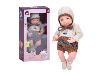 Пупс ігровий W101-12A 25 см, з рухомими ручками та ніжками, Limo Toy
