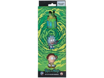 Набор бейджей на липучке Rick&Morty 3 шт. Kite RM24-3012