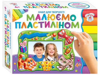 Набір для творчості, Малюємо пластиліном №2, Песик і кіт, СЮРПРИЗ