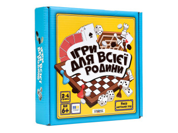 Набор настольных игр Игры для всей семьи, Strateg