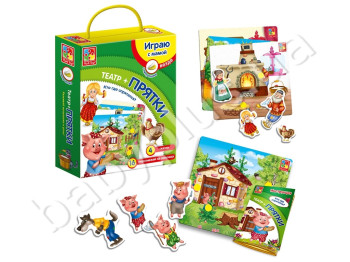 Гра з липучками Хованки + театр, Vladi Toys