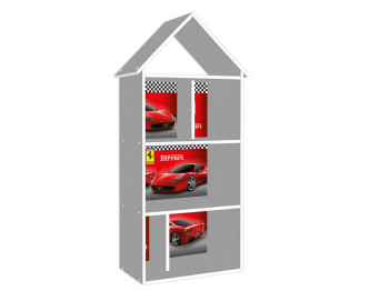 Домик-полка стеллаж. H 2020-18-3 Ferrari