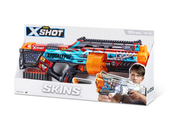 Швидкострільний бластер Skins Last Stand Apocalypse, 16 патронів, Zuru