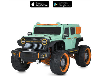 Детский электомобиль Джип. Bambi Racer M 5831EBLR-5