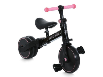 Детский велосипед-беговел  MBB 1008 pink, трансформер 3в1, Profi Kids