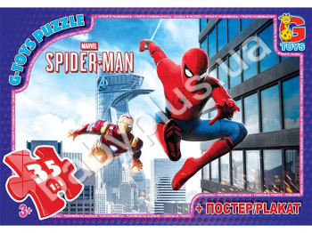 Пазли картонні 35 ел, Spider-Man, G-Toys