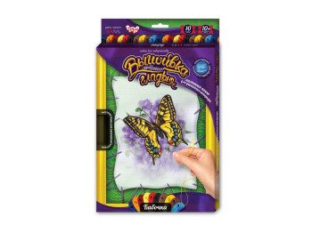 Набір для творчості Вишивка гладдю по номерам на розтяжці, Danko Toys