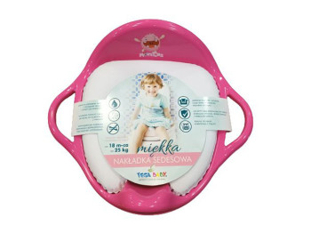 Туалетное сиденье Мягкое Монстрики розовое. Tega Baby MN-020-127
