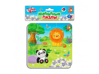 Магнітні пазли, Зоопарк, Vladi Toys