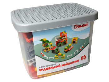 Конструктор Строительная площадка. TM Doloni Toys 013888-37. 193 детали.