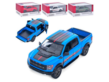 Машинка металлическая инерционная 2022 Ford F-150 Raptor. Kinsmart KT5436WF