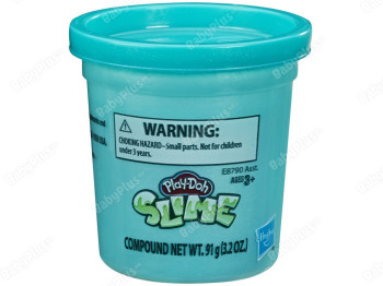Слайм в баночці Металік Блакитний 91 грам. Play-Doh E8790-E8807