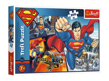 Пазлы Супермен герой, WB Superman, 200 элементов, Trefl